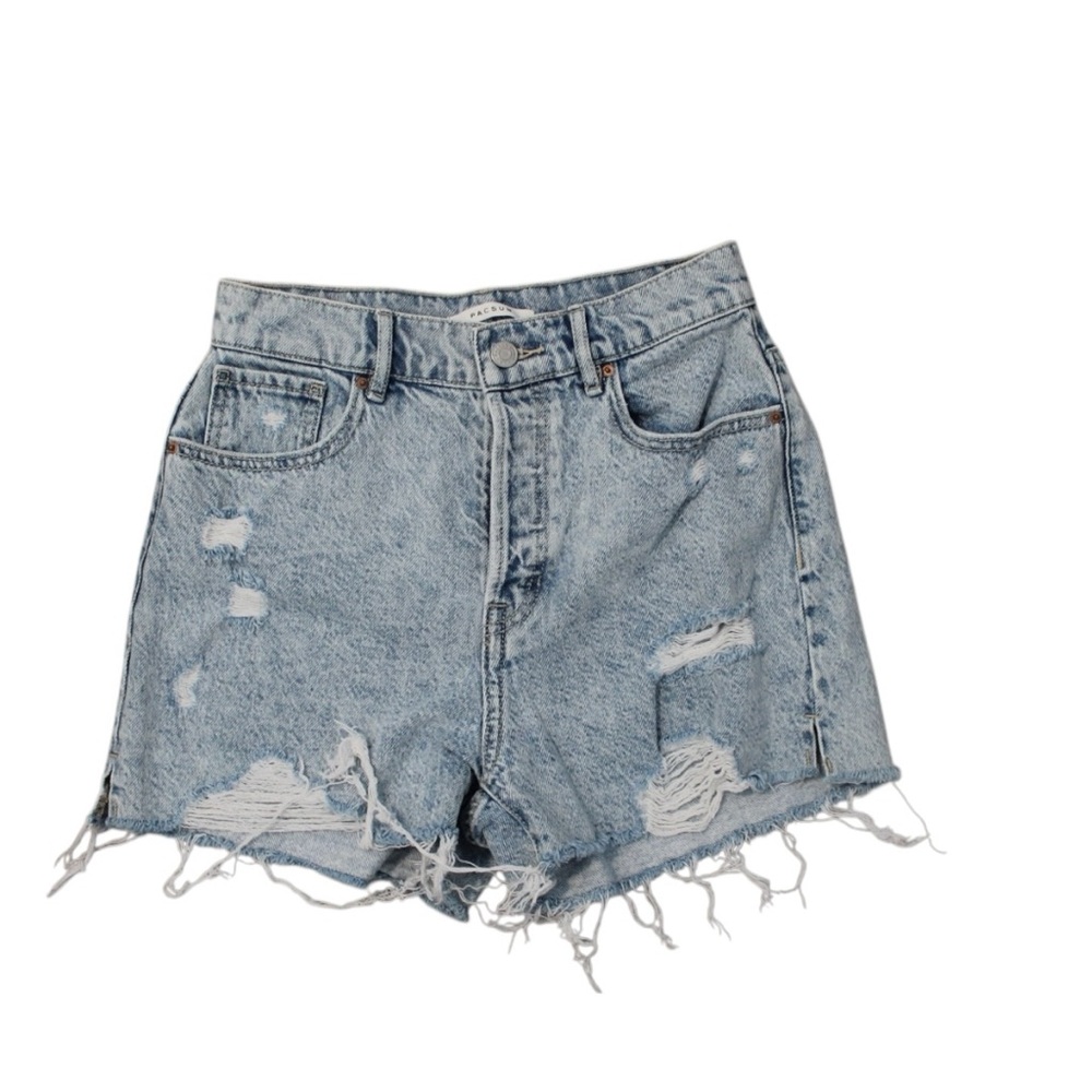 PacSun Light Blue Distressed Jean Shorts